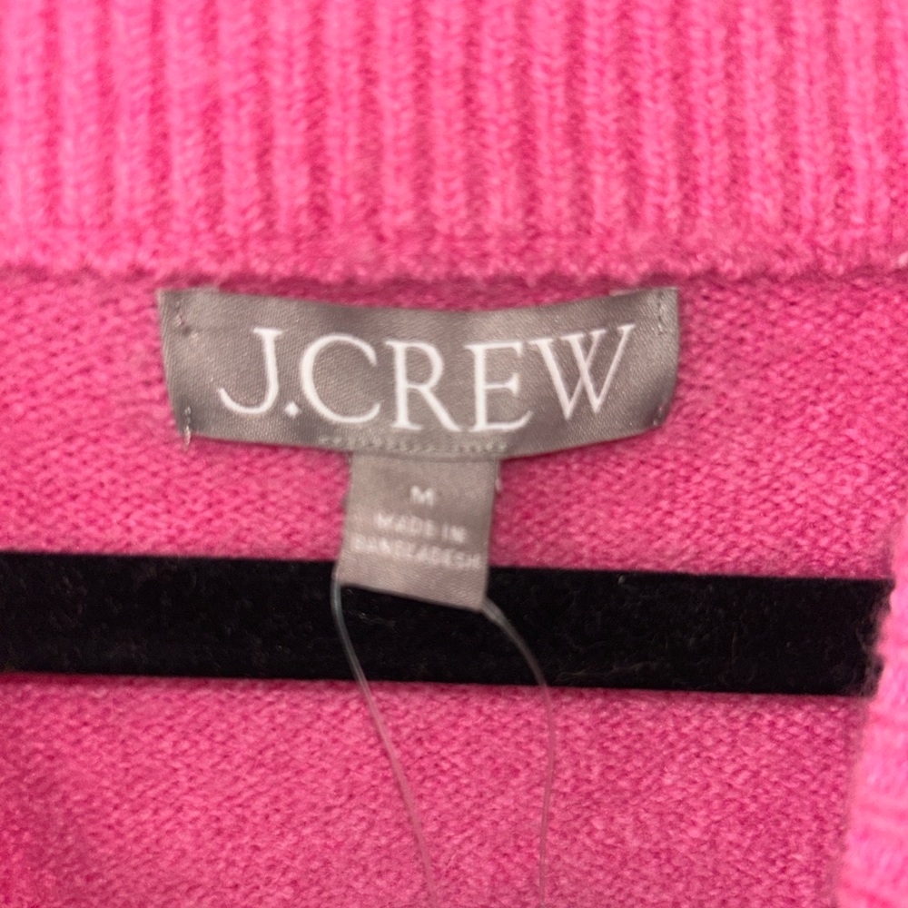 J. Crew Vibrant Pink Turtleneck Sweater - Picture 5 of 5